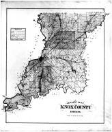 Knox County Outline Map, Knox County 1880 Microfilm